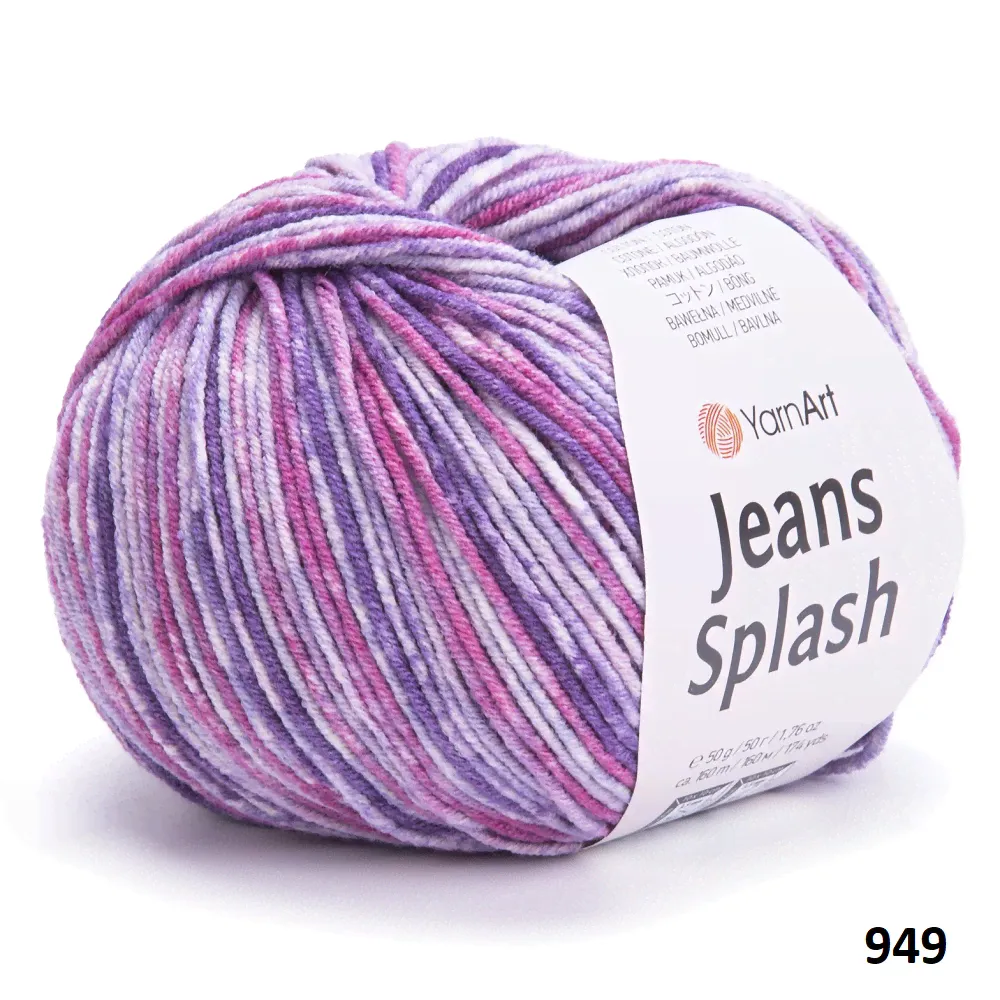 Пряжа Jeans Splash YarnArt (YAJS)-4