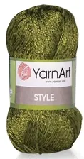 Пряжа YarnArt Style, 67% хлопок, 33% вискоза, 50гр/185м