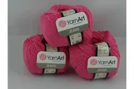 YarnArt Jeans 42 ярко-розовый