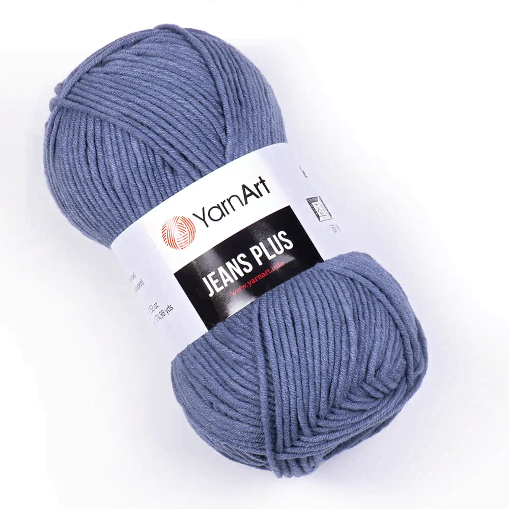 Пряжа Ярнарт Джинс Плюс (Yarnart Jeans Plus) 68 светлый джинс-0