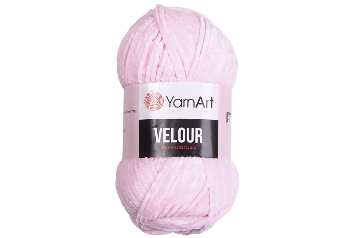 YarnArt Velour 854 нежно-розовый-0