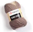 Пряжа Jeans Crazy 8201 Бежево-коричневый Yarnart