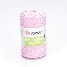 YarnArt Twisted Macrame 3mm Lurex, 4 шт. Шнур Ярнарт Твистед Макраме Люрекс 3 мм.