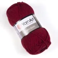 Пряжа YarnArt Merino bulky цвет 3024 вишня