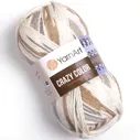 Пряжа Yarnart CRAZY COLOR 145 мол/беж