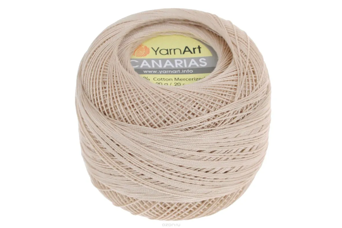 YarnArt Canarias (100% Хлопок Мерсеризованный, 20гр/203м); Количество в упаковке 10 шт.-0