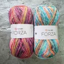 Пряжа носочная Forza YarnArt ( Форза ), цвет 2608-2610, 100 гр/420м, 75% шерсть, 25% полиамид, 2 мотка.