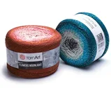 Пряжа YarnArt Flowers Moonlight, 53% хлопок, 43% полиакрил, 4% металлик, 260гр/1000м