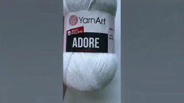 Подробный обзор пряжи YarnArt Adore(анти-пиллинг акрил) №330 Белый