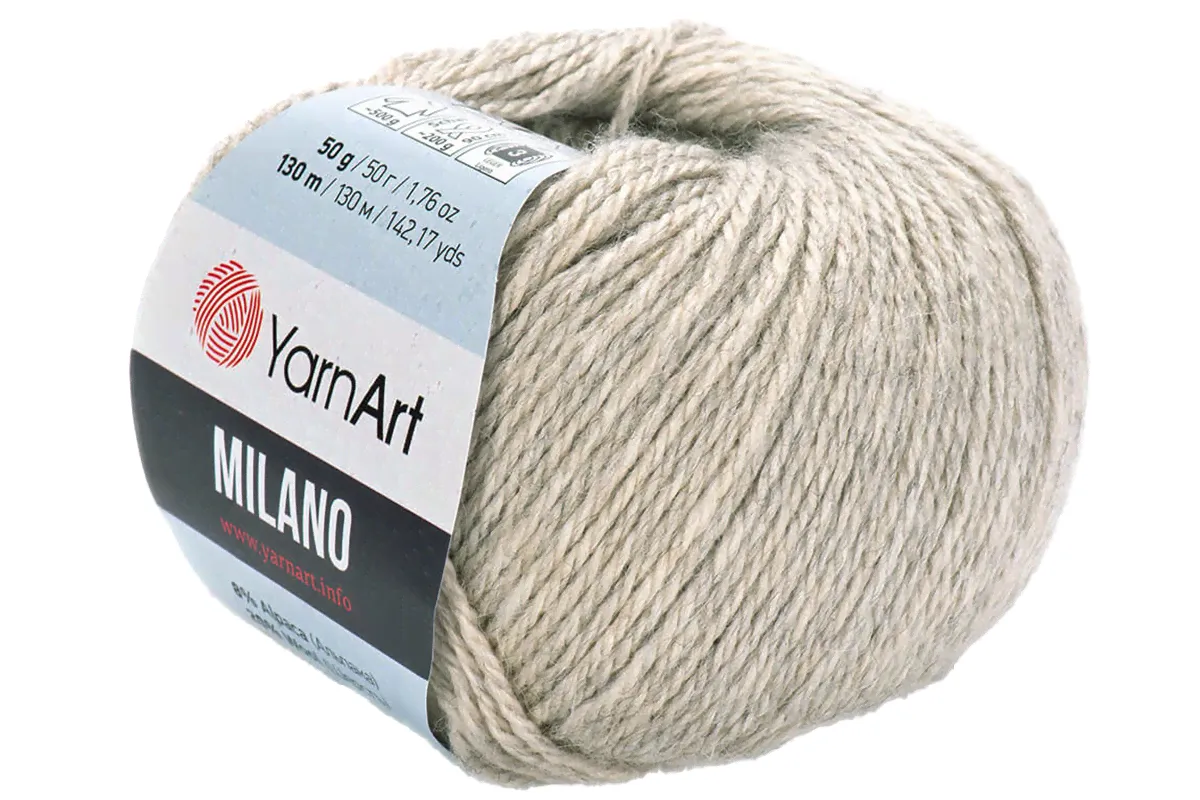 YarnArt Milano 870 льняной-0
