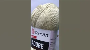 Подробный обзор пряжи YarnArt Adore(анти-пиллинг акрил) №331 Молочный