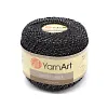 Пряжа YarnArt 'Violet Lurex' 50гр 282м (96% мерсеризованный хлопок, 4% металлик) (1000 белый/серебро)