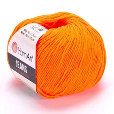 Пряжа Ярнарт Джинс (YarnArt Jeans) 77 апельсин