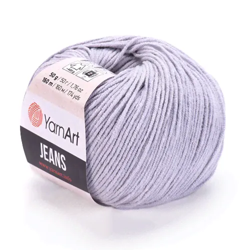 YARNART Jeans 80 серый-0