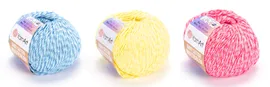 Беби коттон мультиколор (Baby cotton multicolor) пряжа YarnArt 50%хлопок 50%акрил10x50г/165м
