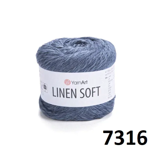 Пряжа LINEN SOFT YarnArt (YALS)-2
