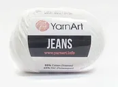YARNART JEANS (Джинс) 62 Белый