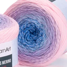 Пряжа Yarnart FLOWERS MERINO 551 принт