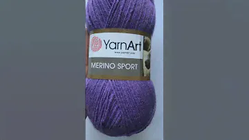 Подробный обзор полушерстяной пряжи YarnArt Merino Sport №785 Сиреневый