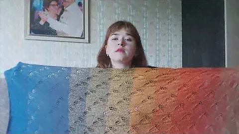 Готовая секретная работа июля! Палантин из Yarn Art Flowers. Краткий мастер класс по вязанию.
