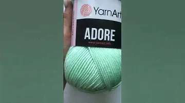 Подробный обзор пряжи YarnArt Adore(анти-пиллинг акрил) №341 Мята