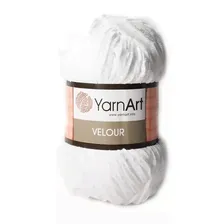 Пряжа YarnArt Velour 840 (белый)