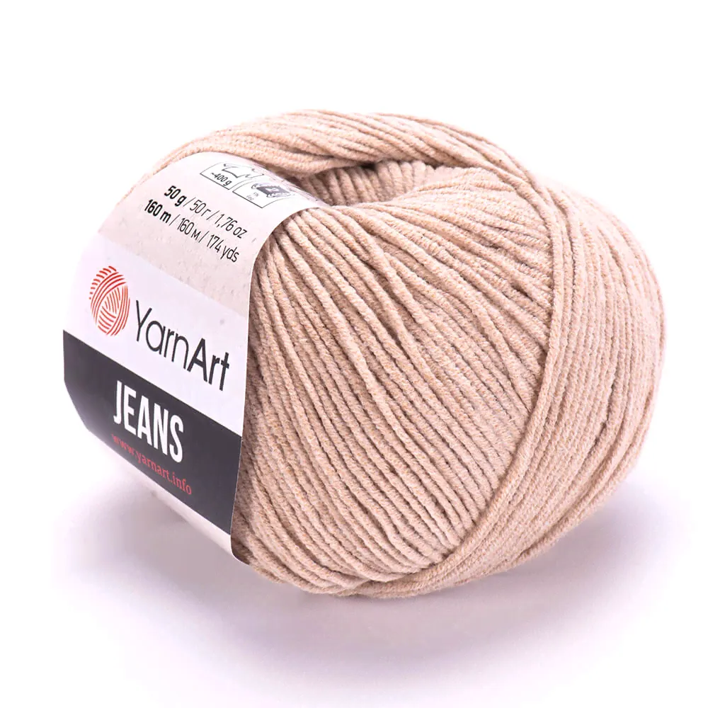 Пряжа YarnArt jeans (87) светло-бежевый