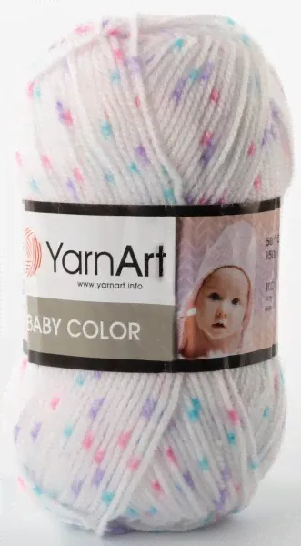 Пряжа YarnArt Baby Color, 100% акрил, 50гр/150м