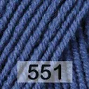 Пряжа YarnArt merino de luxe 551 синий