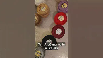 YarnArt Canarias - great yarn for bead crochet #beadcrochet #crochetwithbeads #yarnart