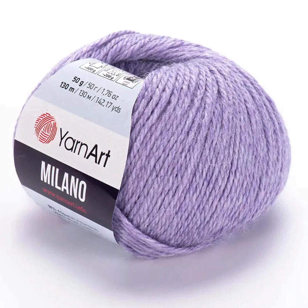 Пряжа для вязания YarnART MILANO (№ 860) Светло-сиреневый-0