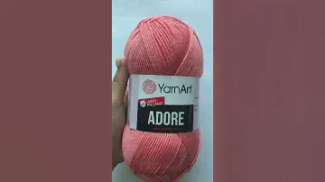 Подробный обзор пряжи YarnArt Adore(анти-пиллинг акрил) №366 Коралловый