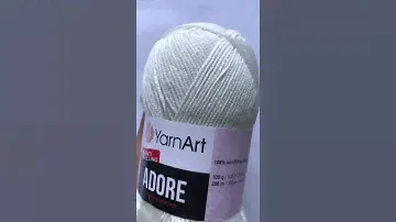Подробный обзор пряжи YarnArt Adore(анти-пиллинг акрил) №357 Сливочный