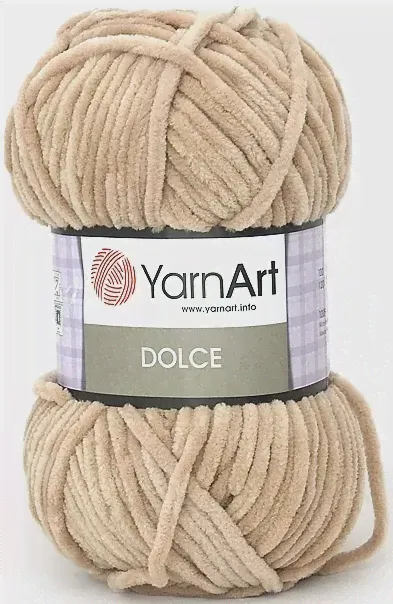 Пряжа YarnArt Dolce, 100% микрополиэстер, 100гр/120м-0
