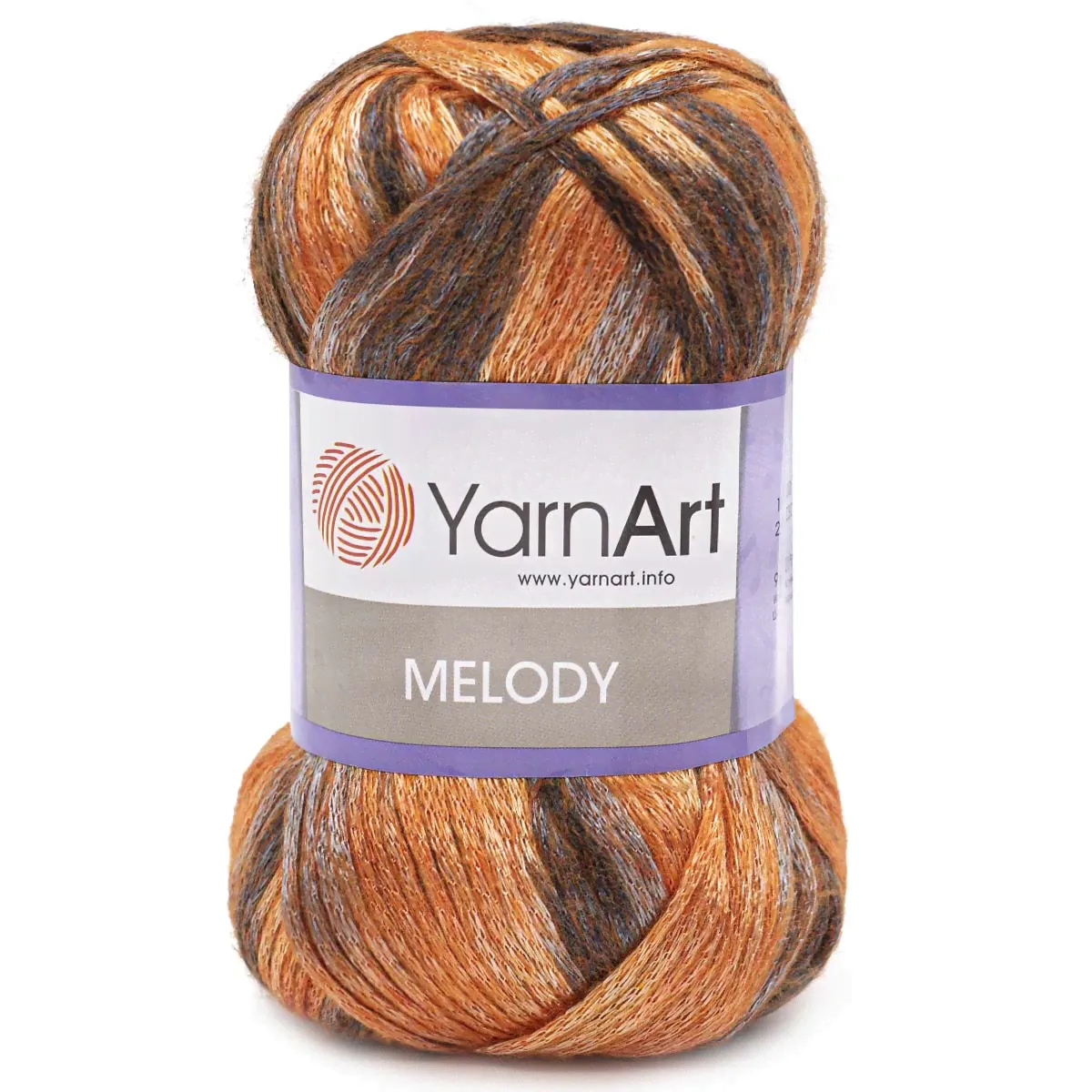 Пряжа YarnArt 'Melody' 100гр 230м (9% шерсть, 21% акрил, 70% полиамид)