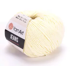 Пряжа Jeans 86 Кремовый Yarnart