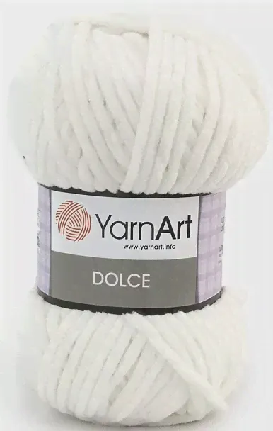 Пряжа YarnArt Dolce, 100% микрополиэстер, 100гр/120м-0