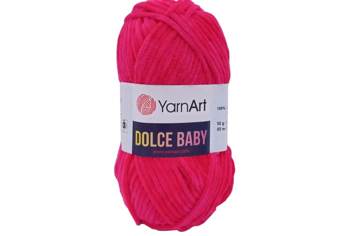 YarnArt Dolce Baby 759 ярко-розовый-0