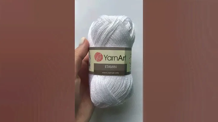 Подробный обзор пряжи YarnArt Etamin(Акрил 100%) №421 Белый