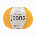 Пряжа YarnArt "JEANS" (50 г) 35 (т.желтый)