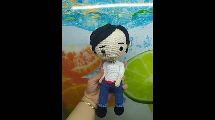 Вязанный Принц  Диснея Эрик Русалочка Princess Amigurumi Disney  Prince Eric Волосы