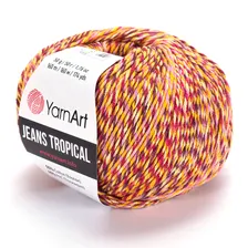 Джинс ТРОПИКАЛ JEANS Tropical 55% хлопок 45% акрил 160м/50г YarnArt
