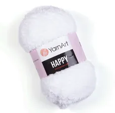 Пряжа Happy 770 Белый Yarnart