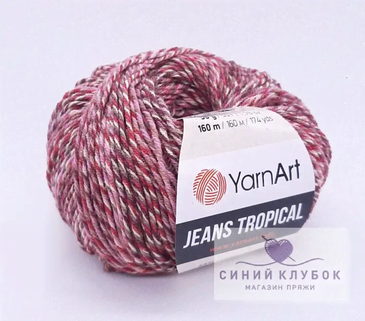 Пряжа YarnArt Jeans Tropical 619