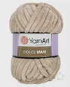 Пряжа YarnArt 'Dolce Maxi' 200гр 70м (100% микрополиэстер) (771 бежевый) бежевого цвета