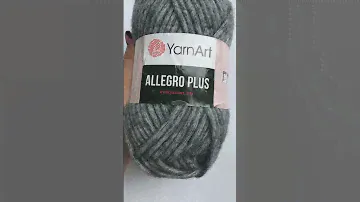 Подробный обзор полушерстяной пряжи YarnArt Allegro Plus №707 Темно-серый