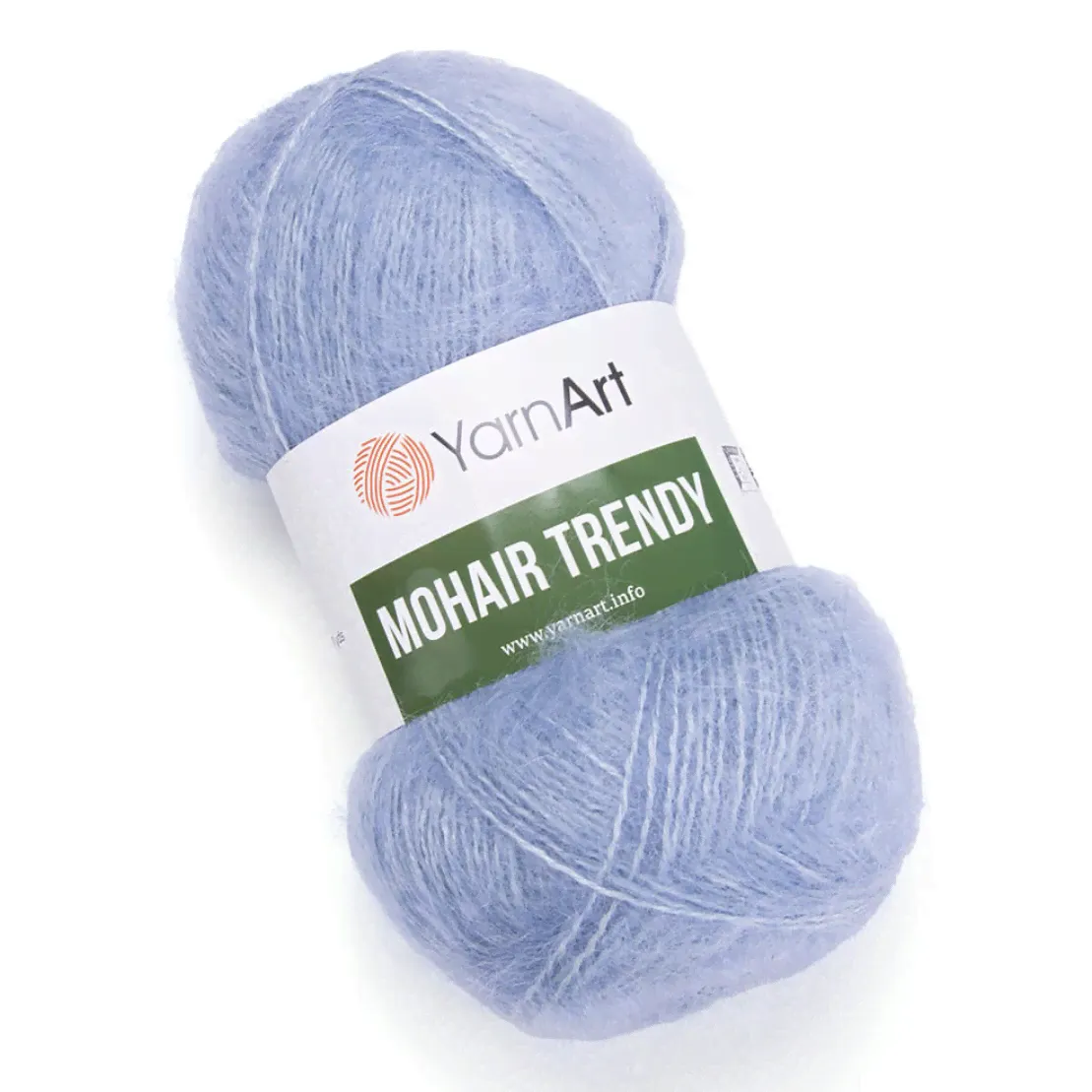 Пряжа Mohair Trendy 107 Голубой Yarnart-0