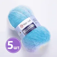 Пряжа YarnArt Bellissimo (1422), мультиколор, 5 шт. по 150 г, Bellissimo_1422
