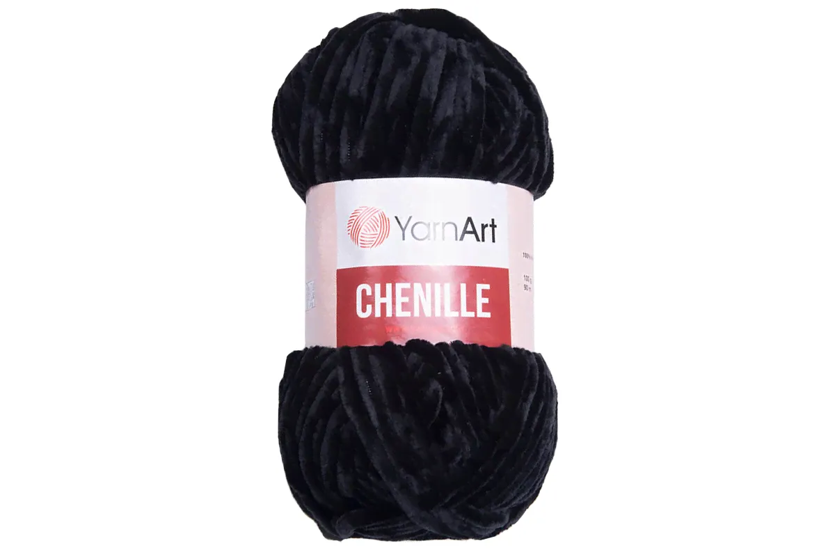 YarnArt Chenille 542 черный