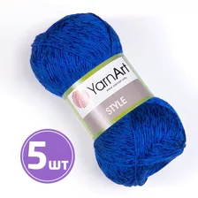 Пряжа YarnArt Style (678), василек, 5 шт. по 50 г, Style_678